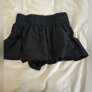 Free people movement. Get your flirt on black shorts. XS